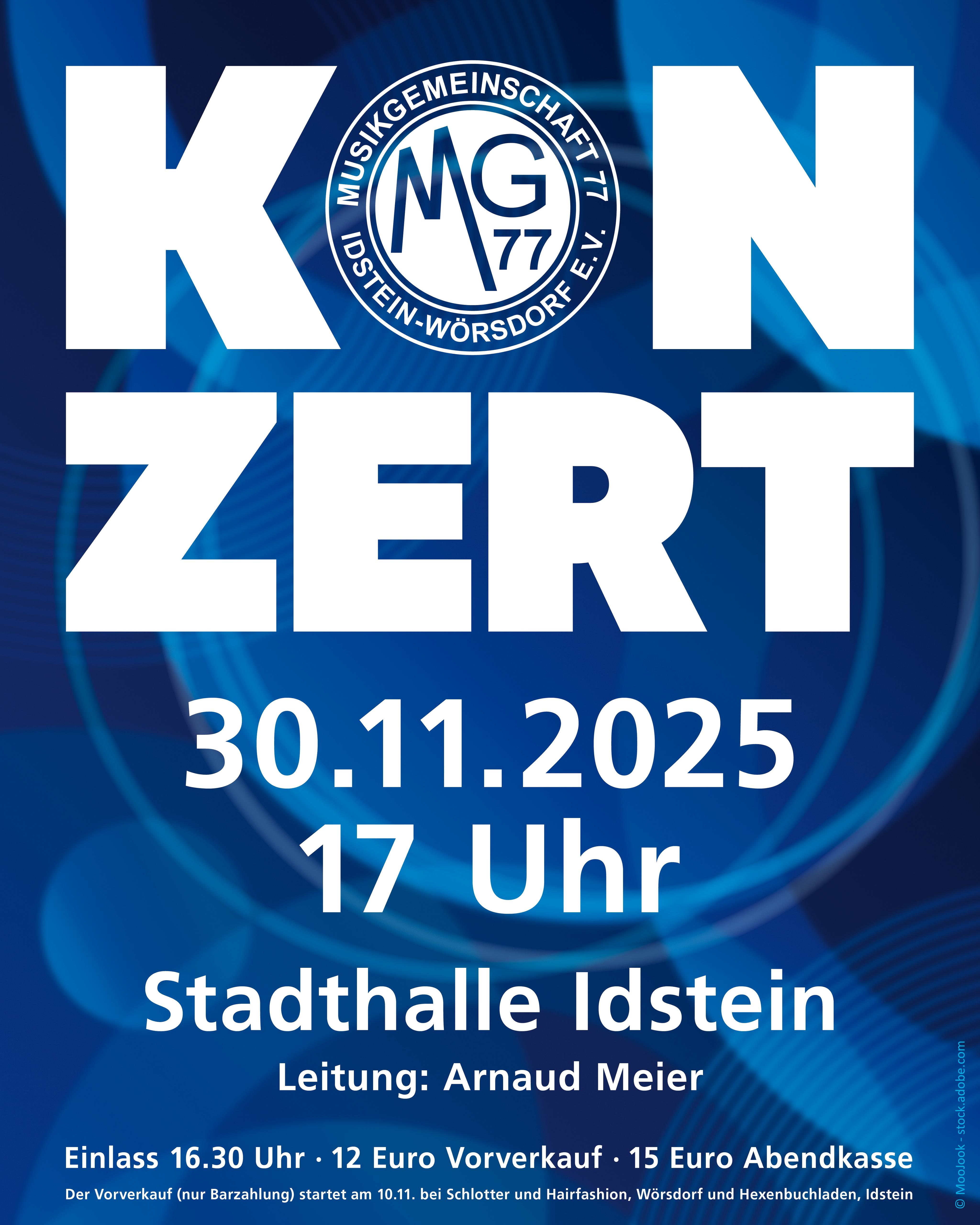 Konzert der MG77 am 30.11.2025